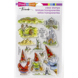 615375 Stampendous Perfectly Clear Stamps Gnome Travels