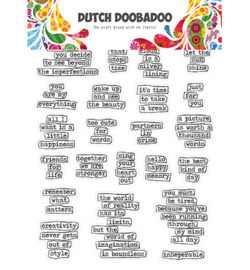 491.200.009 Dutch DooBaDoo Dutch Sticker Art Doodle text