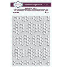 EF3D-004 Creative Expressions Embossing Folder Decadent Dots