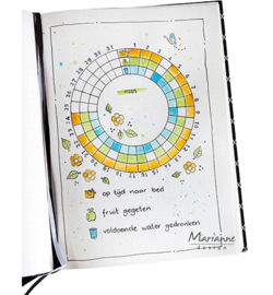 MZ1908 Marianne Design  Stempel Marjoleine's Bujo Dagen & Planning