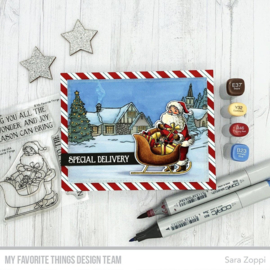 CS-598 My Favorite Things Special Delivery from Santa Clear Stamps