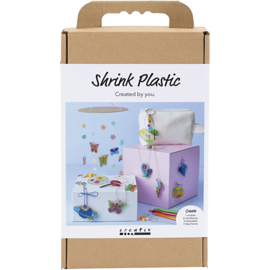 977846 Creativ Company Creatieve box krimpfolie, Mobiel, halsketting, armband, sleutelhanger, diverse kleuren
