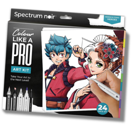 981010 Creativ Company Hobbyset Illustratie, Manga- en stripboekhelden, diverse kleuren