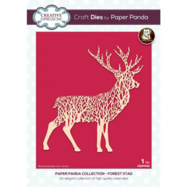 CEDPP003 Creative Expressions Paper Panda dies Forest stag