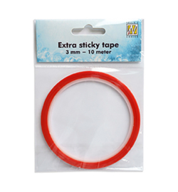 Extra Sticky Tape Roll, 10mtr x 3mm