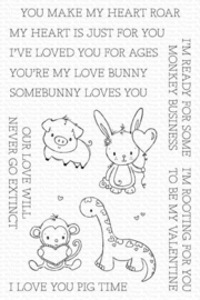 RAM-048 My Punny Valentine Clear Stamps