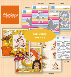 CR1663 Marianne Design craftables Background Fall leaves