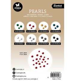 SL-ES-PEARL24 - Red pearls Essentials nr.24
