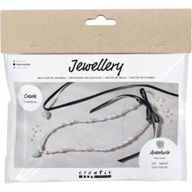 977726 Creativ Company Mini Hobbyset Sieraden, Aventurien hart, helder