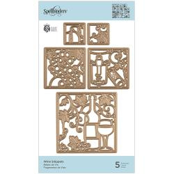 S5348 Spellbinders Shapeabilities Dies Wine Snippets