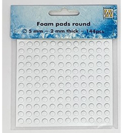 Foampads round 144 pcs
