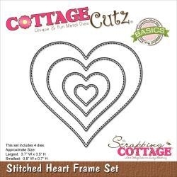 533095  CottageCutz Basics Frame Dies Heart
