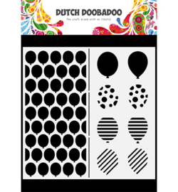 470.784.109 Dutch DooBaDoo Mask Art Slimline Balloon