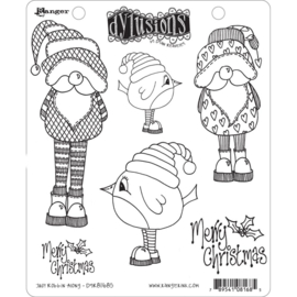 DYR81685 Dyan Reaveley's Dylusions Cling Stamp Just Robbin Along