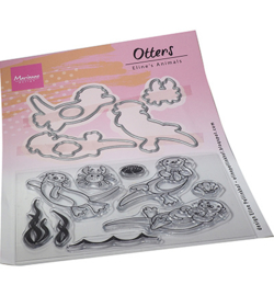 EC0191 Marianne Design Eline's Animals Otters