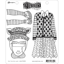 617535 Dyan Reaveley's Dylusions Cling Stamp The Ties The Limit! 8.5"X7"