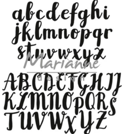 CR1416 Craftables Brush alphabet