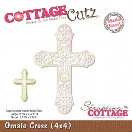 234658 Cottage Cutz Die Ornate Cross Made Easy