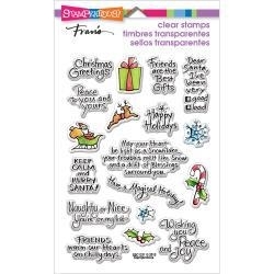464582 Stampendous Perfectly Clear Christmas Stamps Holiday Expressions