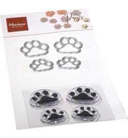 CS1088 Marianne Design stempel Paws