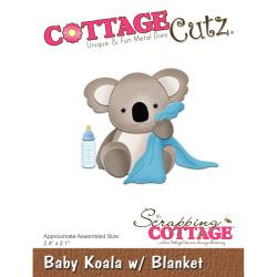 392469 Cottagecutz Die Baby Koala W/Blanket