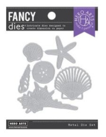 656509 Hero Arts Fancy Dies Seashells