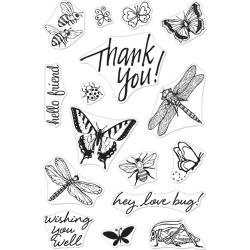 588349 Hero Arts From The Vault Clear Stamp Bugs 4"X6"