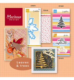 CR1670 Marianne Design Craftable Hot Foil Fijne Feestdage