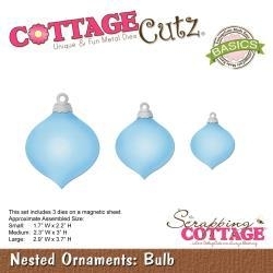 416450 CottageCutz Die Bulb, Largest 2.9"X3.7"