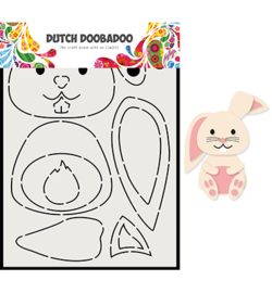 470.713.811 Dutch DooBaDoo Card Art Built up Konijn