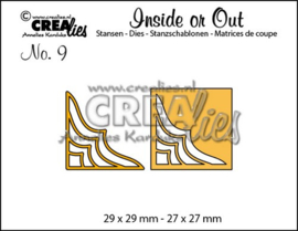 115634/1009 Crealies Insider or Out Corners D