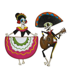 664969 Sizzix Thinlits Die Set Day of the Dead Colorize Tim Holtz