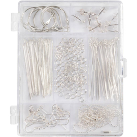 61368 Creativ Company Sieraden Startset, verzilverd