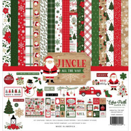 659794 Echo Park Collection Kit Jingle All The Way 12"X12"