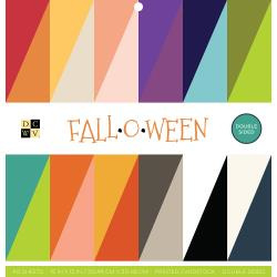 101094 DCWV Double-Sided Cardstock Stack Fall-O-Ween 12"X12"