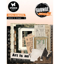 SL-GR-PE05 StudioLight Tickets, Labels & Frames Grunge Collection nr.05