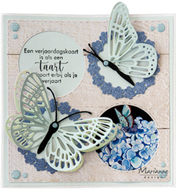 CS1166 Marianne Design Stempel Kleurige groetjes