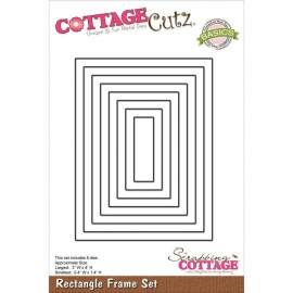 533089 CottageCutz Basics Frame Dies Rectangle