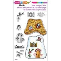 529378 Stampendous Fran's Clear Stamp & Die Set Cottage Home