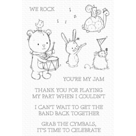 RAM003 My Favorite Things Clear Stamps You're My Jam 4"X6"