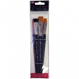 135236 Donna Dewberry Acrylic Brush Set 4pc