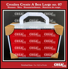 CCABL07 Crealies Create A Box Large Koffer groot