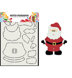 470.713.830 Dutch DooBaDoo Card Art Built up Santa