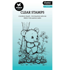 SL-ES-STAMP848 StudioLight SL Clear Stamp Tea bear Essentials nr.848