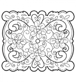 UMS600 Stamps To Die For Floral Filigree