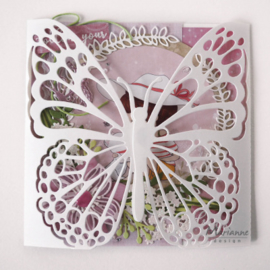 LR0638 Marianne Design Cutting & embossing Gate folding die Butterfly