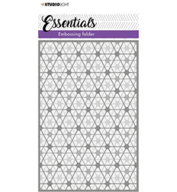 SL-ES-EMB06 -SL 3D Embossing Folder Double diamond stripes Essentials nr.06