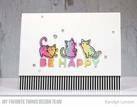 CS-533 My Favorite Things Mini Meows Clear Stamps
