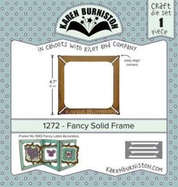 1272 Karen Burniston Dies Fancy Solid Frame