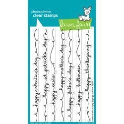 LF1059s Lawn Fawn Clear Stamps Celebration Scripty Sayings